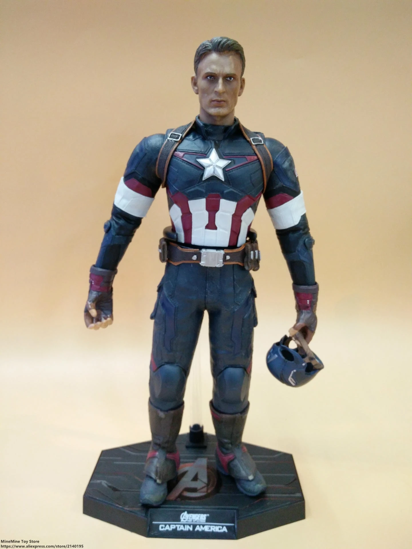 

ZXZ Marvel Avengers Captain America 32cm Action Figure Anime Mini Decoration PVC Collection Figurine Toy model for children