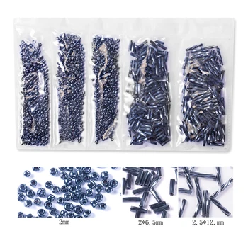 

New packaging new match 30g/bag Seed beads Tube bead Glass Garment Seed Beads Accessory Bracelet Clothing Making Diy