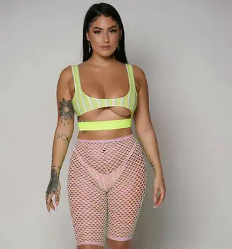 

Women's sexy high waist mesh fishing net crochet beach pants fashion bikini Cover-Ups beachwear