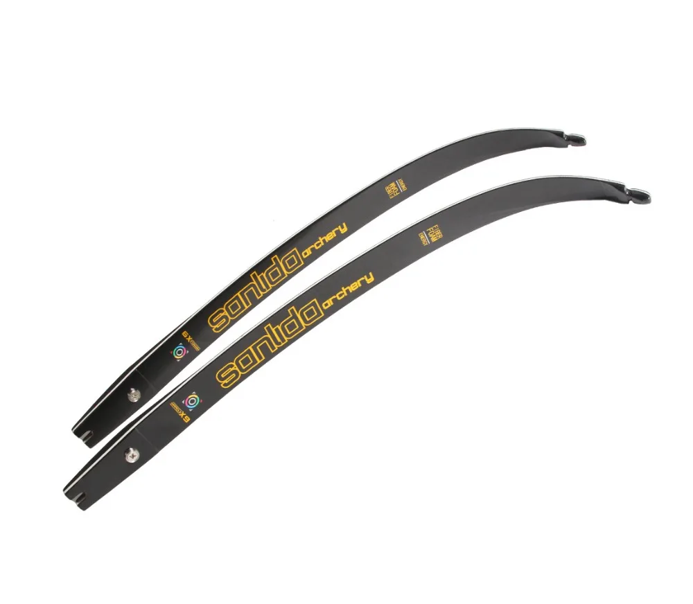 

Sanlida Archery Miracle X9 ILF Limb 68" 16-46 LBS Graphite Foam Intermediate Recurve Bow Limbs Hunting Shooting Outdoor Sport