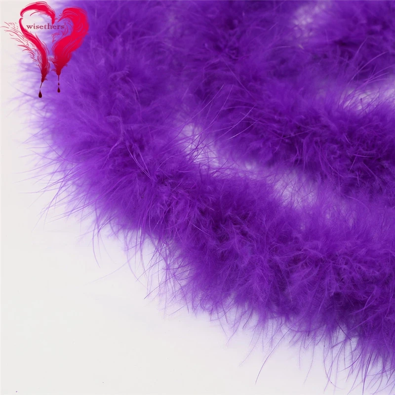 purple marabou feather boa 3