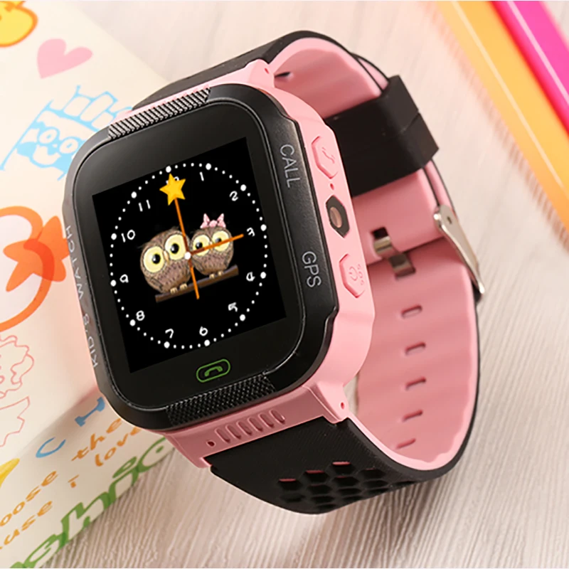 

Kids GPS Tracker Watch Smart Watches Flashlight Touch Screen clock SOS Call Anti-lost Location Finder Children watch Q528 1pcs