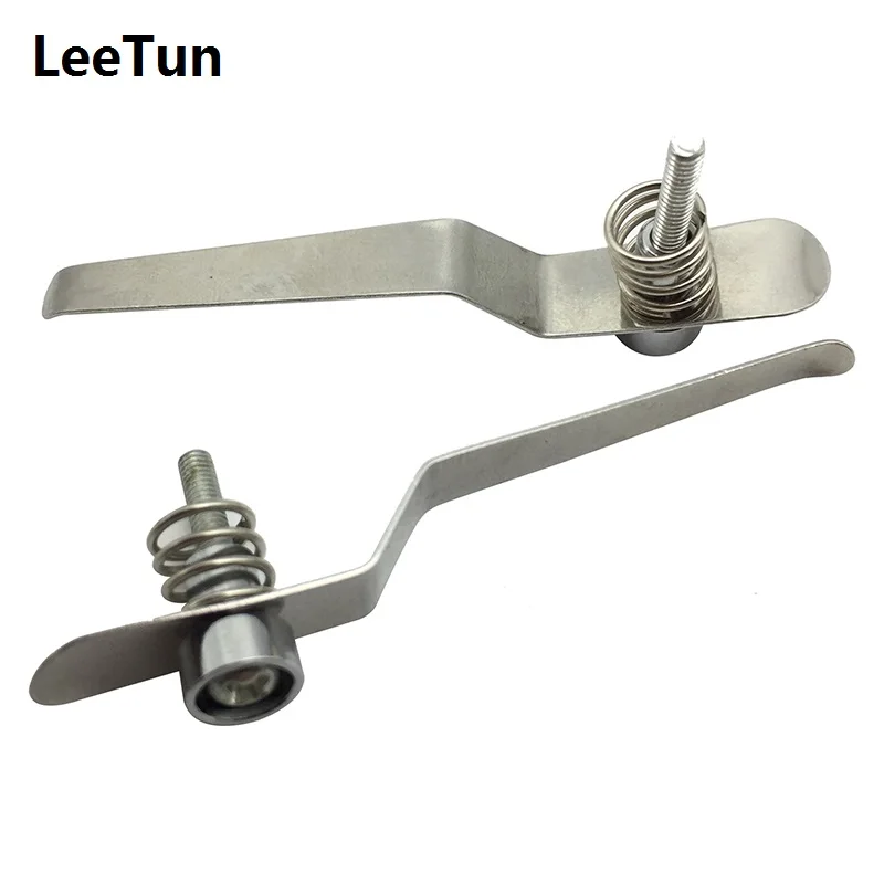 

A Pair 7.2 cm Stainless Steel Specimen Presser Holder Slides Clips for Biological Microscope Bio-microscope Accessories Parts