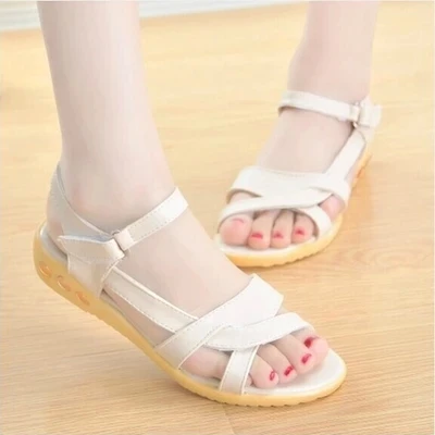 12 13 14 15 16 17 Teenage Girls Young Girl Summer Flat Sandals In