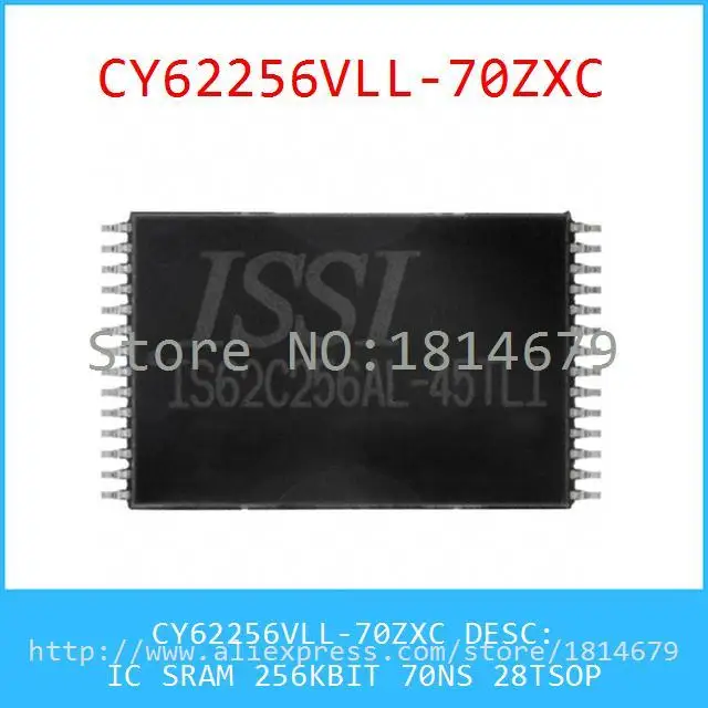 Бесплатная Доставка 1 Шт./лот CY62256VLL-70ZXC IC SRAM 256 КБИТ 28 НС 48TSOP 62256 CY62256 |
