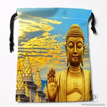Custom Buddha Drawstring Bags Printing Fashion Travel Storage Mini Pouch Swim Hiking Toy Bag Size 18x22cm#180412-11-10