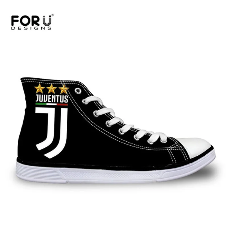 FORUDESIGNS Cristiano Ronaldo Printed High Top Kids Soccer Shoes High Top Canvas Children Sneakers for Boys Sport Running Shoes FORUDESIGNS Cristiano Ronaldo Printed High Top Kids Soccer Shoes High Top Canvas Children Sneakers for Boys Sport Running Shoes
