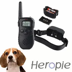 Heropie 300 м обновленный пульт дистанционного управления для собак, ошейник для собак, тренажер для собак, ЖК-дисплей, Электрический шок