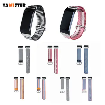 

TAMISTER 2018 New Top Quality Sport Fashion Replacement Nylon Watch Band Wristband For Fitbit Charge 3 Smart Watch Accessories