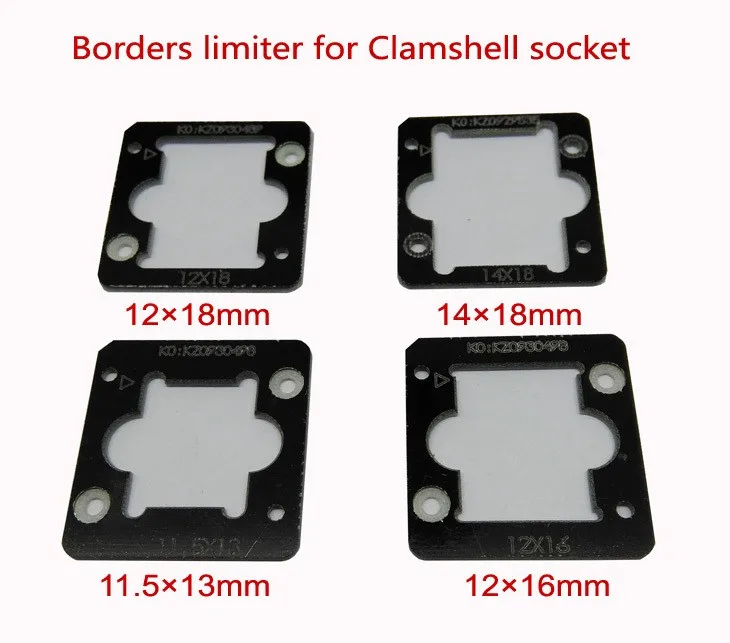 Borders limiter for clamshell