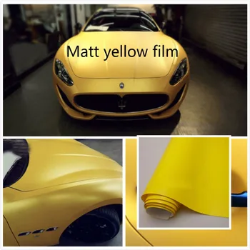

Smooth surface sticker 200mmx1520mm modeling film sub-yellow sticker motorcycle surface sticker bicycle modified film