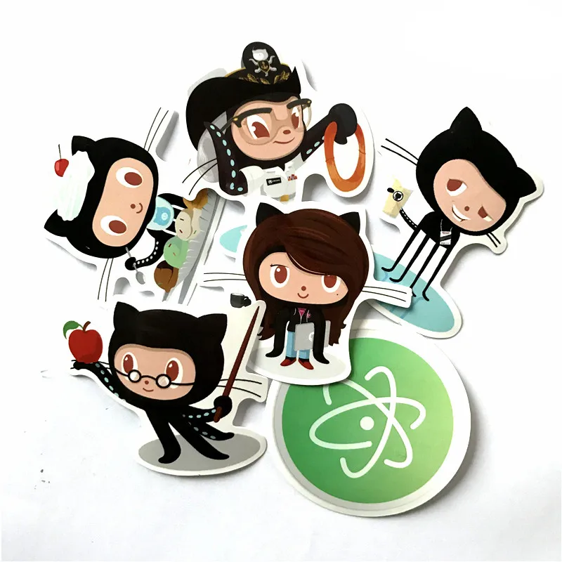 Новинка 24 шт./лот автомобильный Стайлинг github наклейка водонепроницаемая