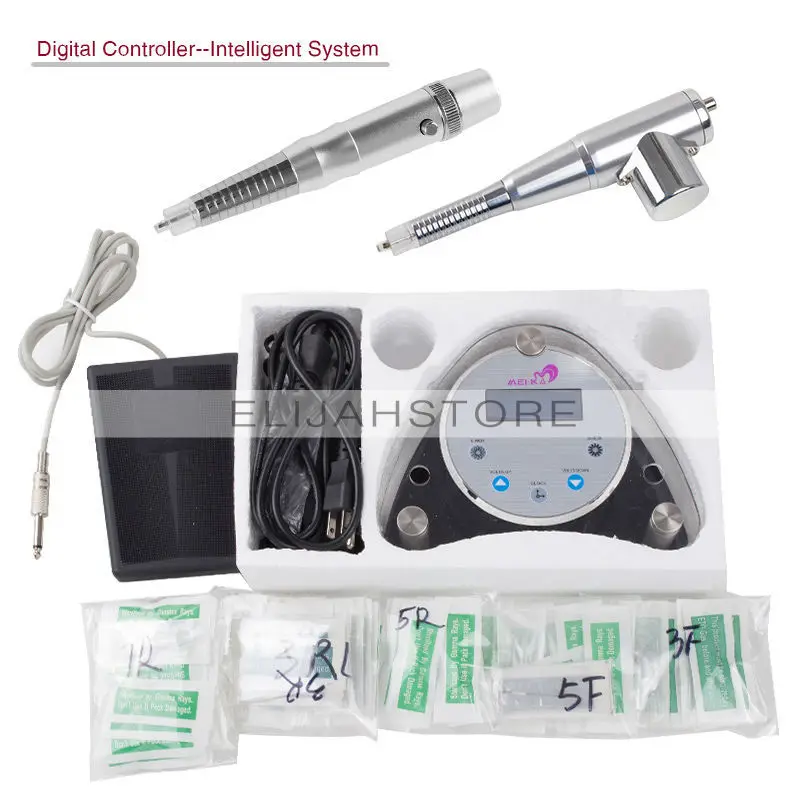 

CHUSE Digital Permanent Makeup Machine Kits KD-201 Controller Intelligent System With 2 pen  kits     sticker  tattooing