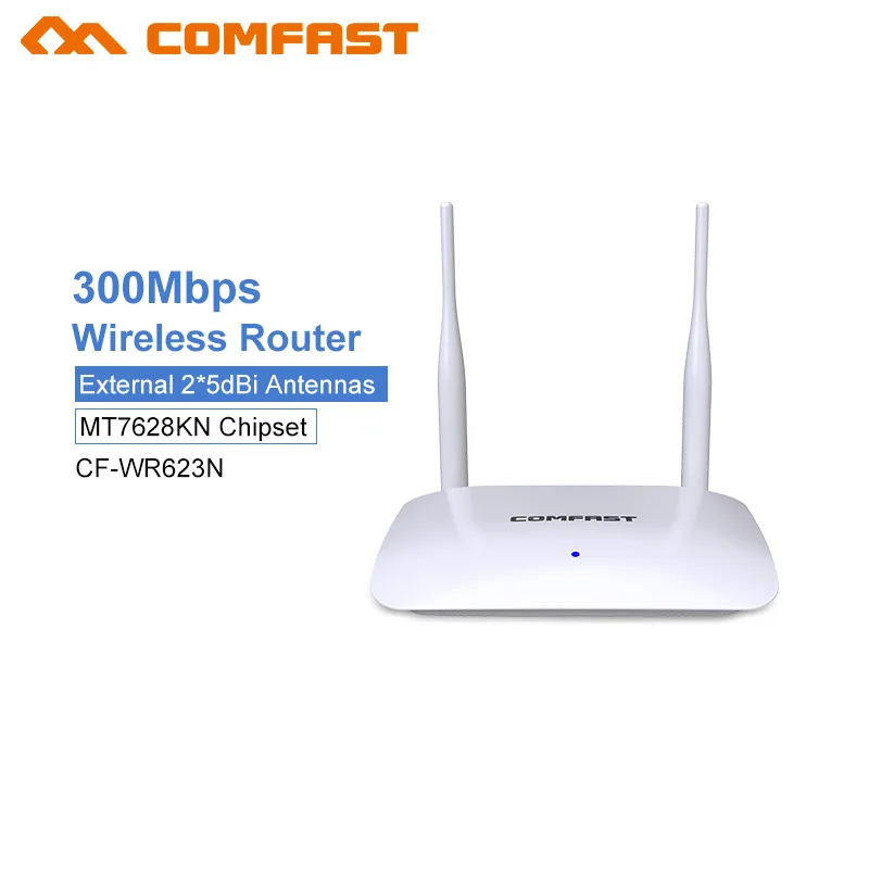 300 Мбит/с беспроводной WiFi роутер Wi Fi ретранслятор английская прошивка 1WAN + 3LAN RJ45