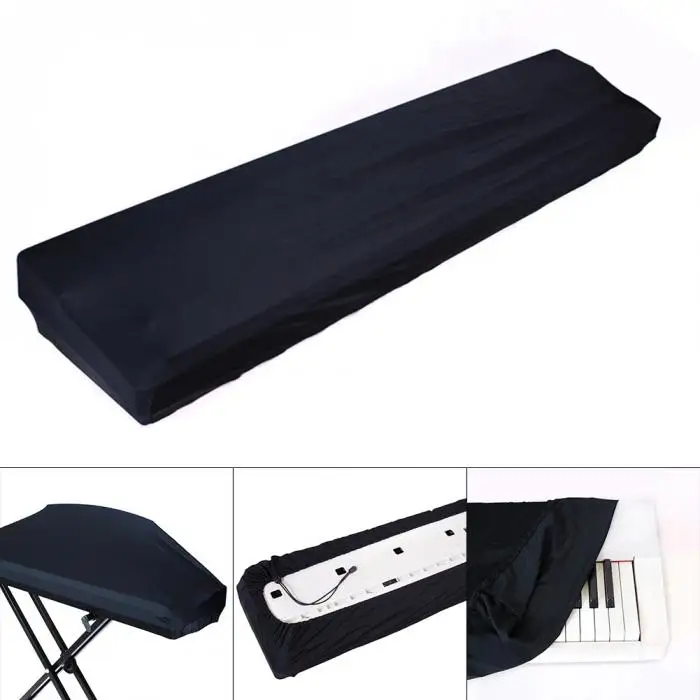 Electric Digital Piano Keyboard Cover Dustproof Elastic Adjustable For 61 73 76 88 Key 899