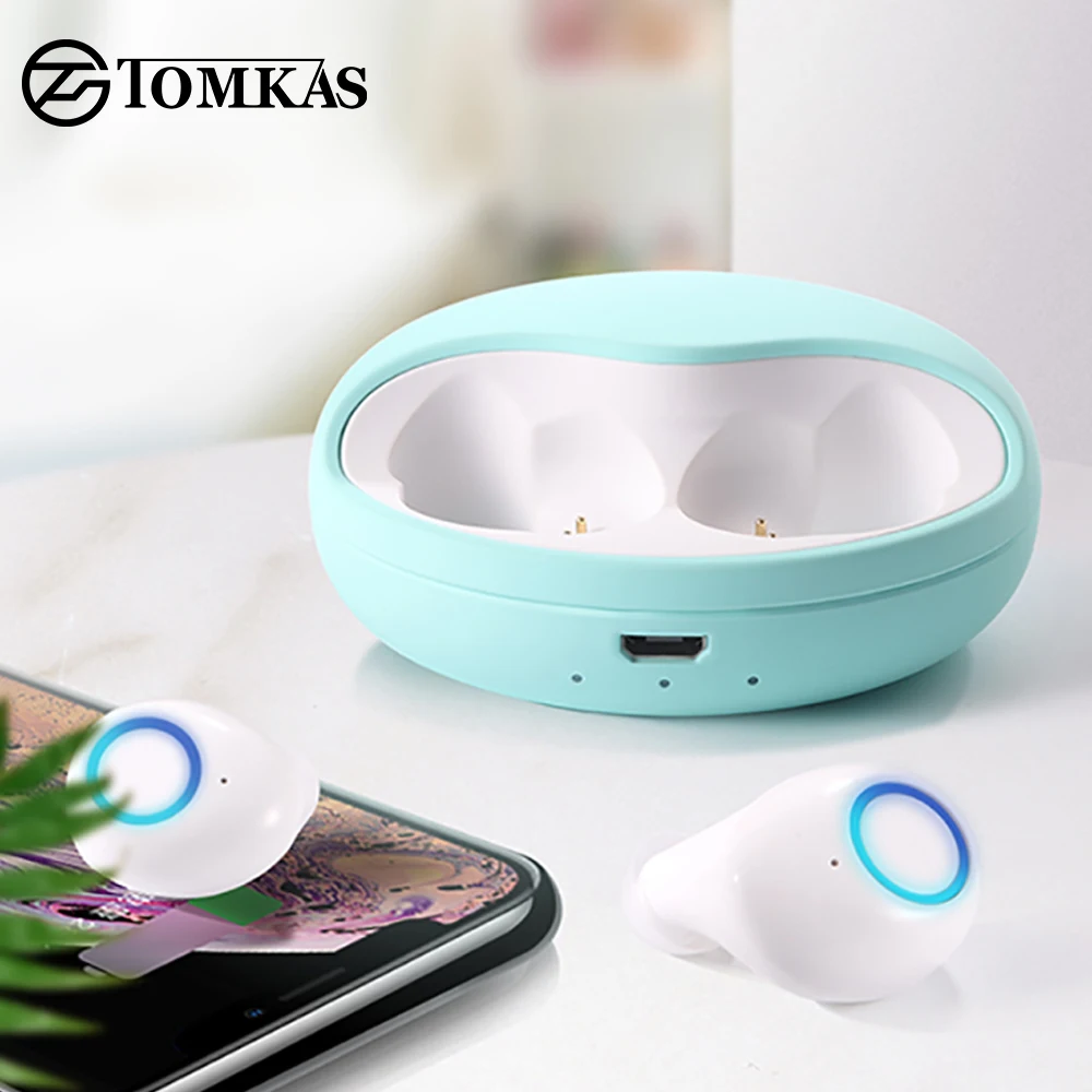 TWS наушники беспроводные bluetooth стерео гарнитура Мини спортивные с микрофоном IOS