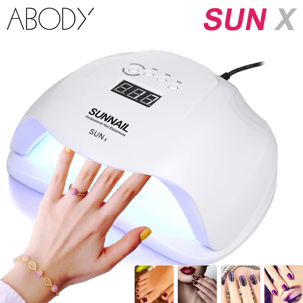 

54W UV LED Nail Lamp Nail Dryer Professional Sunlight Nail Gel Dryer Machine Fingernails Toenails Curing Equipment Nail Art Tool