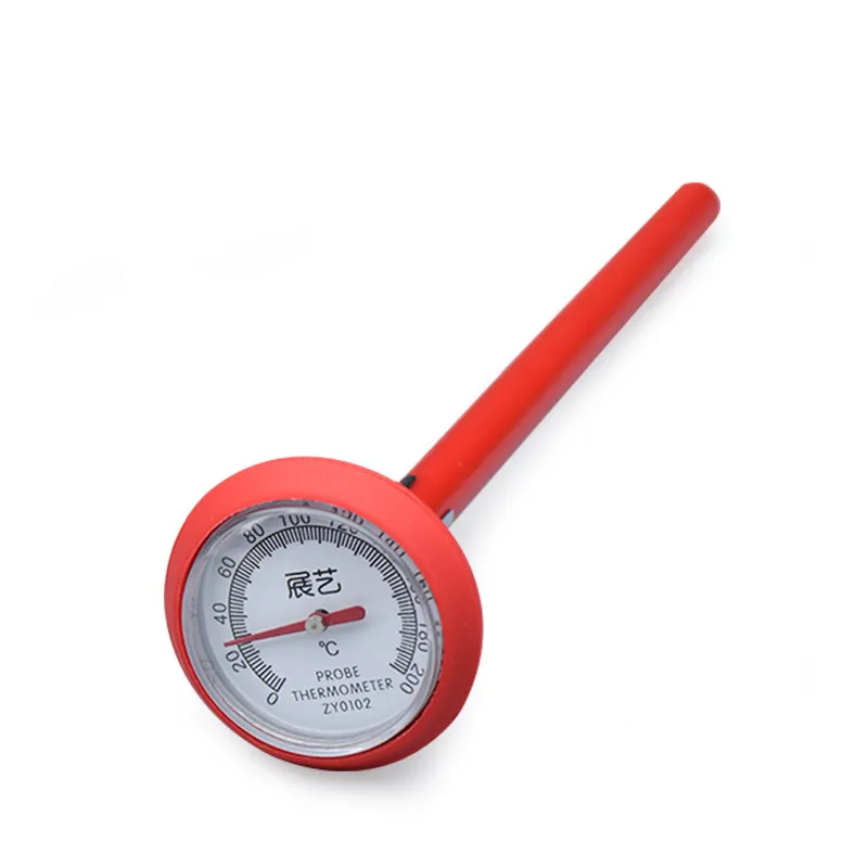 

Stainless Steel Coffee Milk Probe Thermometer Food Kitchen BBQ Baking Pen Temperature Tools Cooking Meat Clip not Digital Gauge