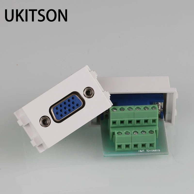 

Free Solder 15pins VGA PC Slot Module Computer Socket Good Quality For Wall Panel
