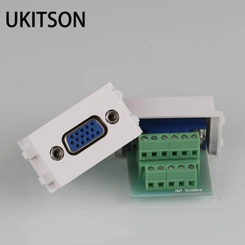 

Free Solder 15pins VGA PC Slot Module Computer Socket Good Quality For Wall Panel