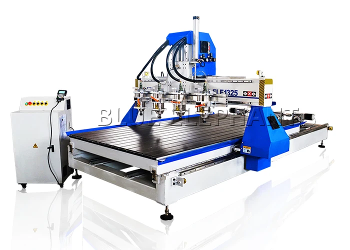 03 1325 working table can be disassembled multi spindles cnc router