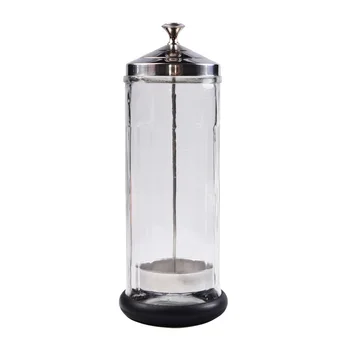 

A/B/C Disinfection Jar Sterilization Container Sanitizer Glass Nail Disinfection Cup Jar Manicure Tool