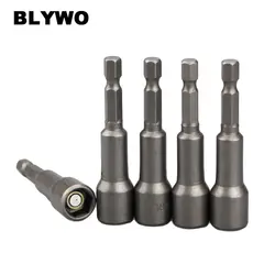 5 шт. 10 мм сильный магнитная шестигранная Socket set 1/4 дюймов сопла Гайка Драйвер комплект бурильные долото адаптер ветер утвержден