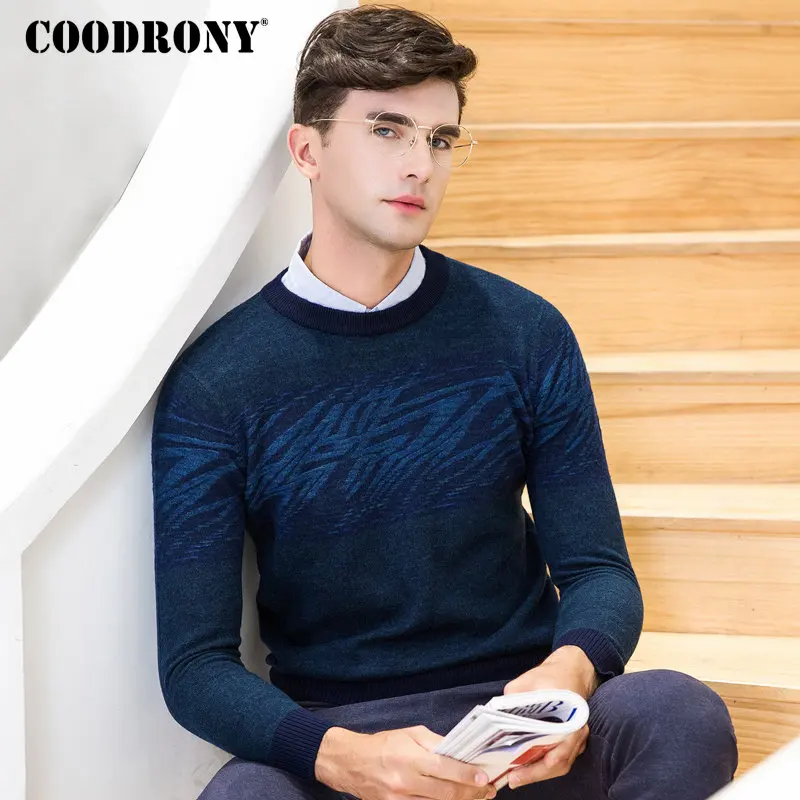 Aliexpress.com : Buy COODRONY Merino Wool Sweater Men