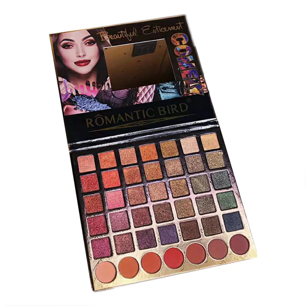 

ROMANTIC BIRD 42 color eyeshadow palette professional long lasting shimmer matte eyeshadow powder makeup paleta de sombra
