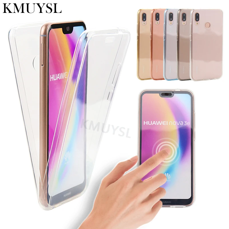 

Shockproof Soft TPU Case for Huawei P20 P8 P9 lite mini 2017 P10 Plus P Smart Nova 3e 2i Mate 20 10 Lite Pro 360 Full Cover Case