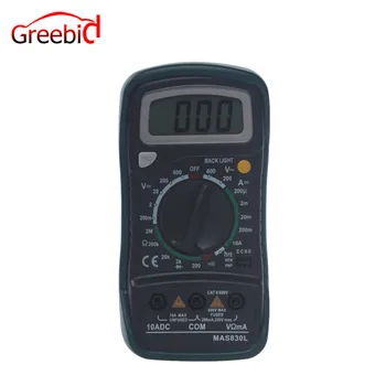 

MAS830L Pocket Portable 1999 Counts Digital Multimeter with Data Hold MAS830L Digital Multimeter