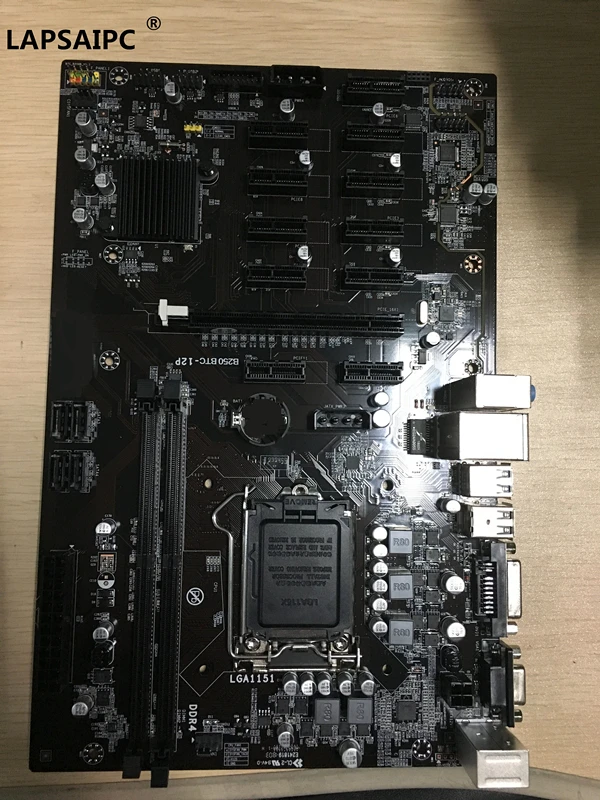 Lapsaipc B250 BTC 12P B250 BTC 12P 12PCIE 12GPU LGA 1151 DDR4 ATX BTC ...