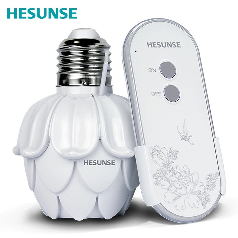 

Free shipping New HS-TD19 85V-250V 433.92mhz Remote Control Lamp Holder apply for LED