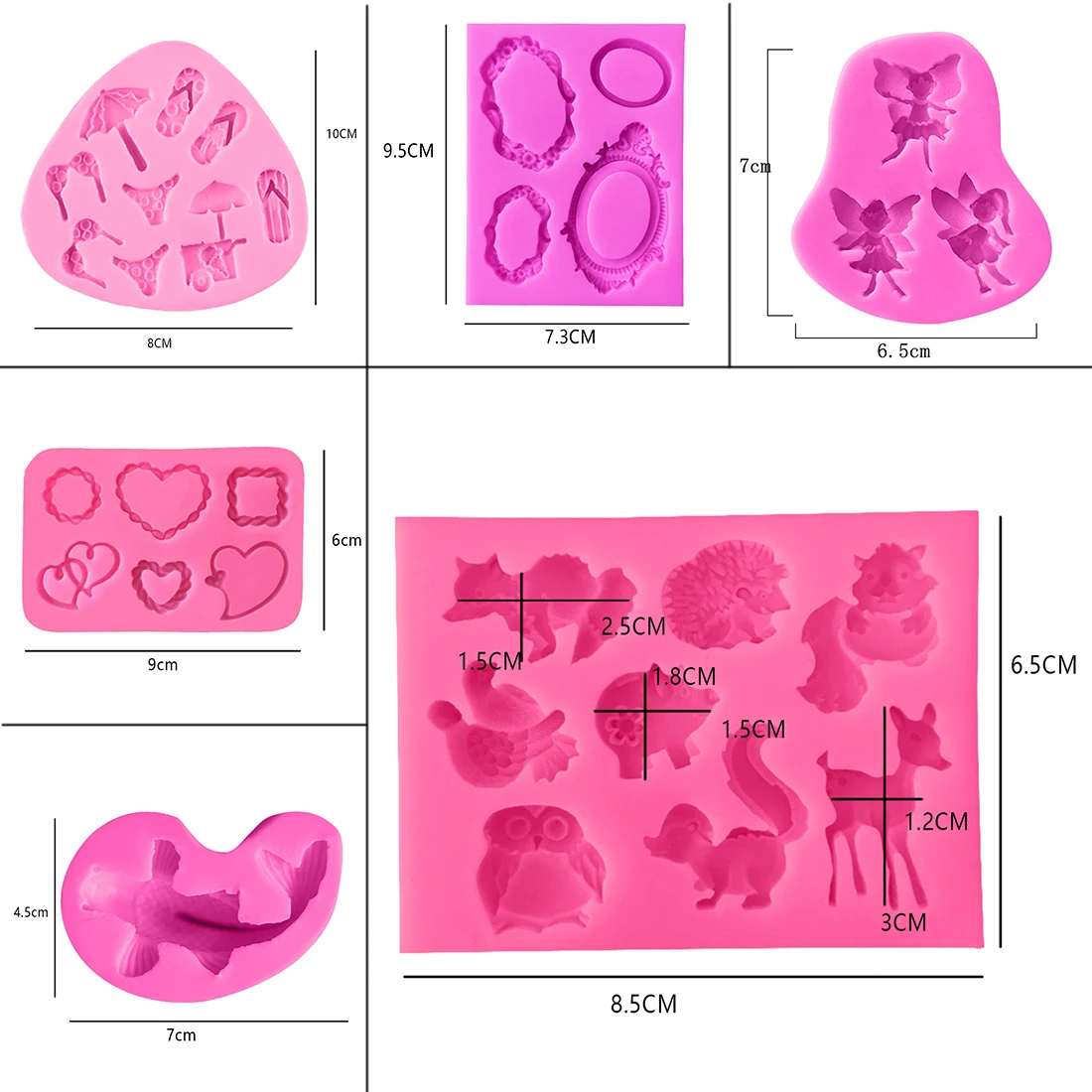 

Top Sale Fondant Molds 1PC Silicone Cake Mold Chocolate Soap Moulds Cake Stencils Candy DIY Kitchen Accessories Baking Tools