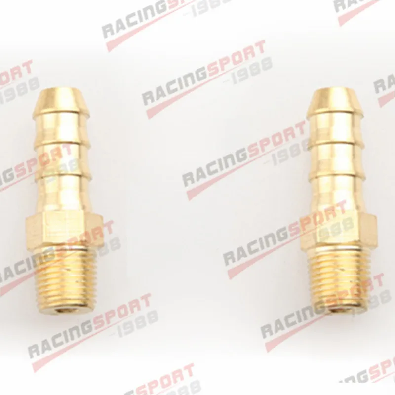 

2PCS 3/8 Male Brass Hose Barbs Barb To 1/8" NPT Pipe Male Thread