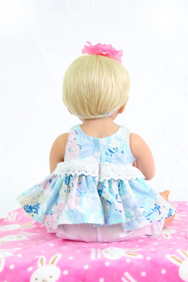 55 см настоящее полное Силиконовое тело девочка реборн девочка кукла игрушки Реалистичные Новорожденные принцесса Дети Мода куклы игрушки Bebes Reborn