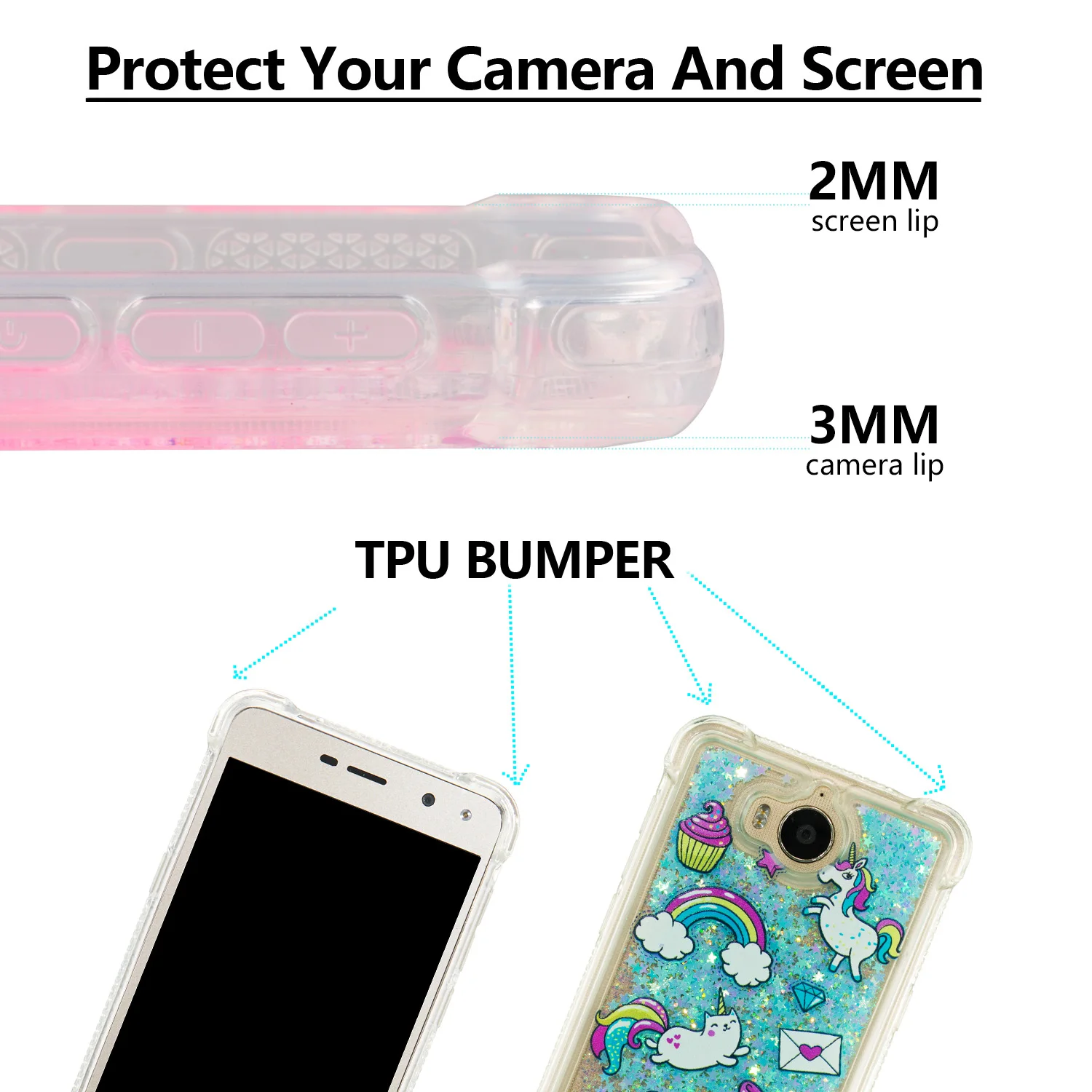 Huawei Y5 2017 зыбучие пески чехол Y6 динамическая жидкость бампер MYA U29 L22 L41 L11 для