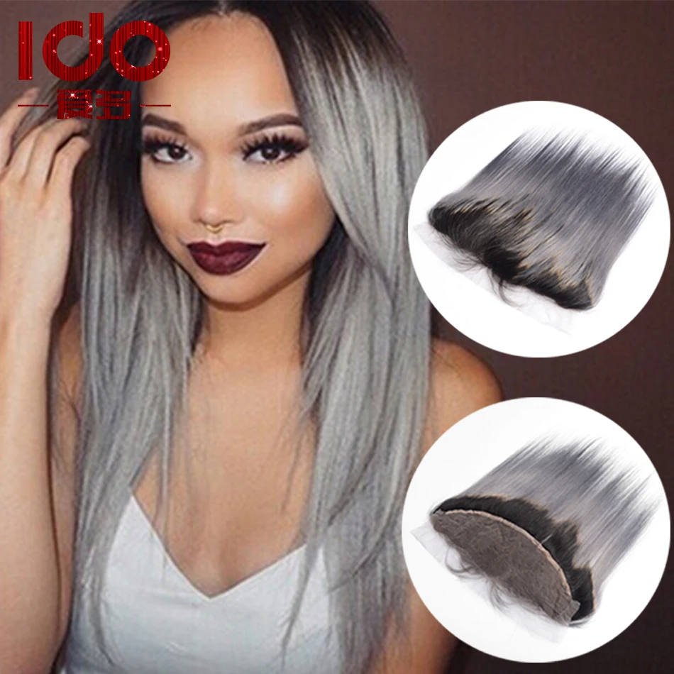 7A Peruvian font b Straight b font Lace Frontal Closure With Baby font b Hair b