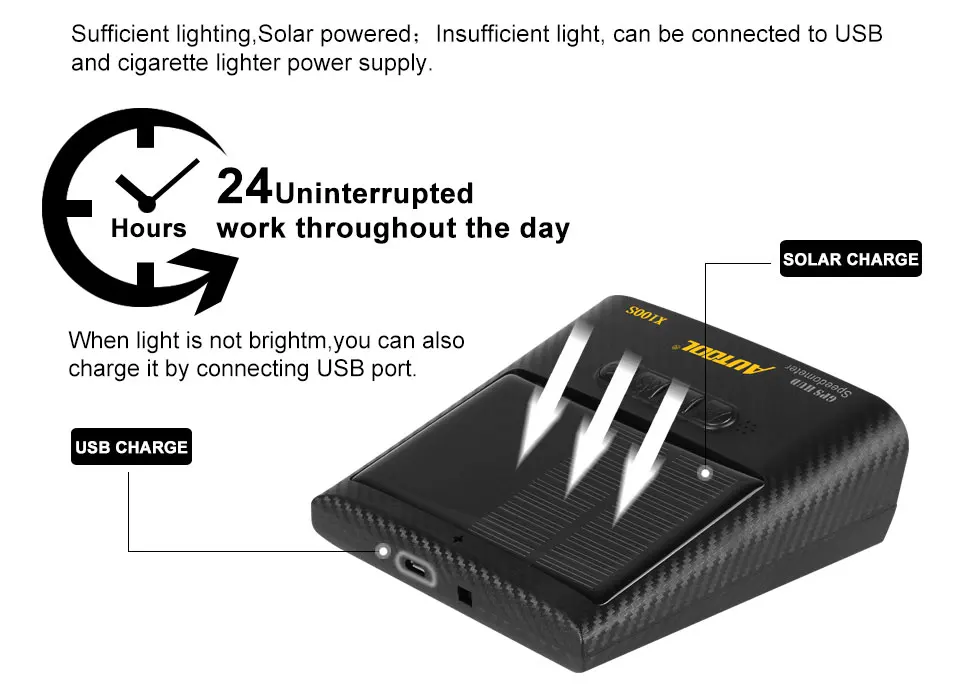 Цена AUTOOL X100 font b gps b font измеритель скорости старый автомобиль дисплей Многофункциональный цифровой измеритель скорости высоты не OBD Автомобильный Элект...