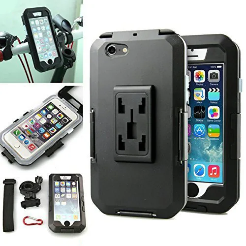 

For iPhone X mobile phone case PET screen keypable bicycle bracket mobile phone waterproof protective cover