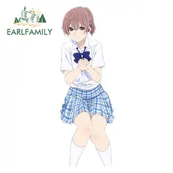 EARLFAMILY 13 см x 4,73 см 3D автомобильный Стайлинг Koe no Katachi аниме JDM Nishimiya Shouko Рендер Сексуальная девушка наклейка Водонепроницаемая Автомобильная