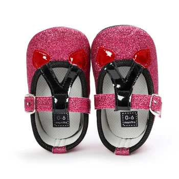 

PU Leather Infant Toddler Baby Children First Walkers Shoes Princess Newborn Crib Shoes Footwear 0-18M