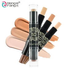 Hengfang Brand 2 in 1 Complexion Embellish 3D Face Makeup Cream Shimmer Bronzer and Highlighter Contour Concealer Stick Pen