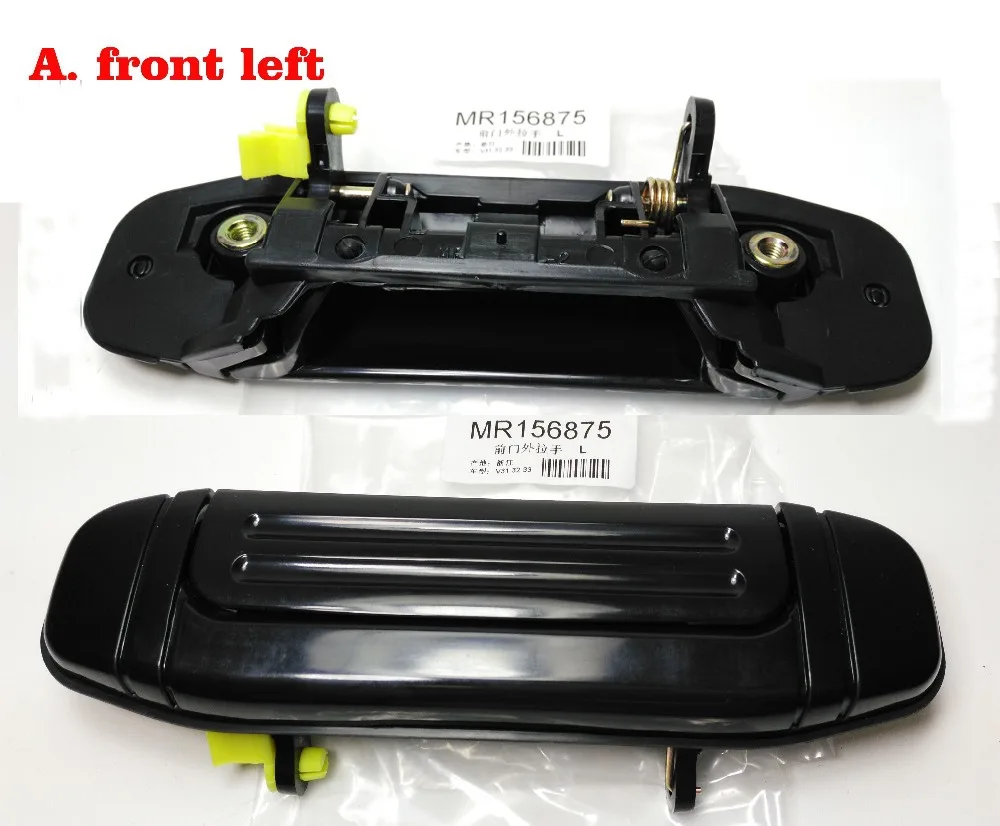 

Black Outerside Door Handle Colloidal Plating for Mitsubishi Pajero V31 V32 V33 Montero Door Handle V43 V46 V47