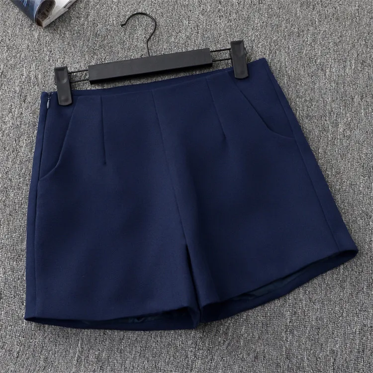 trendy plus size clothing Sungtin Summer Beach Women Shorts High Waist Wide Leg Shorts Black White 2022 New Casual Short Pants Ladies Shorts Pockets dickies shorts
