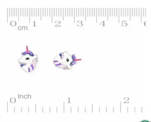 20 шт./лот 8 мм Единорог слайды Подвески подходят для 8 мм DIY кожаный браслет для браслетов и брелоков модные ювелирные изделия