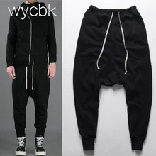 Новинка года, осенние мужские шаровары в стиле хип-хоп, Мешковатые повседневные мужские штаны длиной до щиколотки, Мужские штаны для спорта, мужские брюки, M-4XL