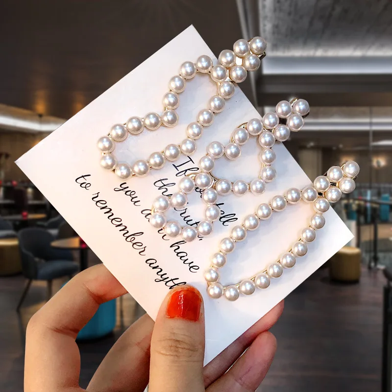 

Hairpins With Pearl Hair Clip Hairband Comb Bobby Pin Barrette Hairpin Headdress Accessories Beauty Styling Tools New