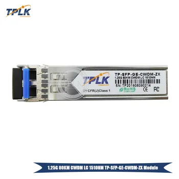 

1pcs high quality 1.25G 80KM CWDM LC 1510NM SFP Transceiver module with custom logo,Compatible for Hua wei, ZTE, Clsco switches