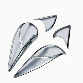 

For Mazda CX-5 CX5 2012 2013 2014 2015 5DR ABS Chrome Plastic Rear Headlight Lamp Cover trim Tail Light Lamp Hoods Decoration